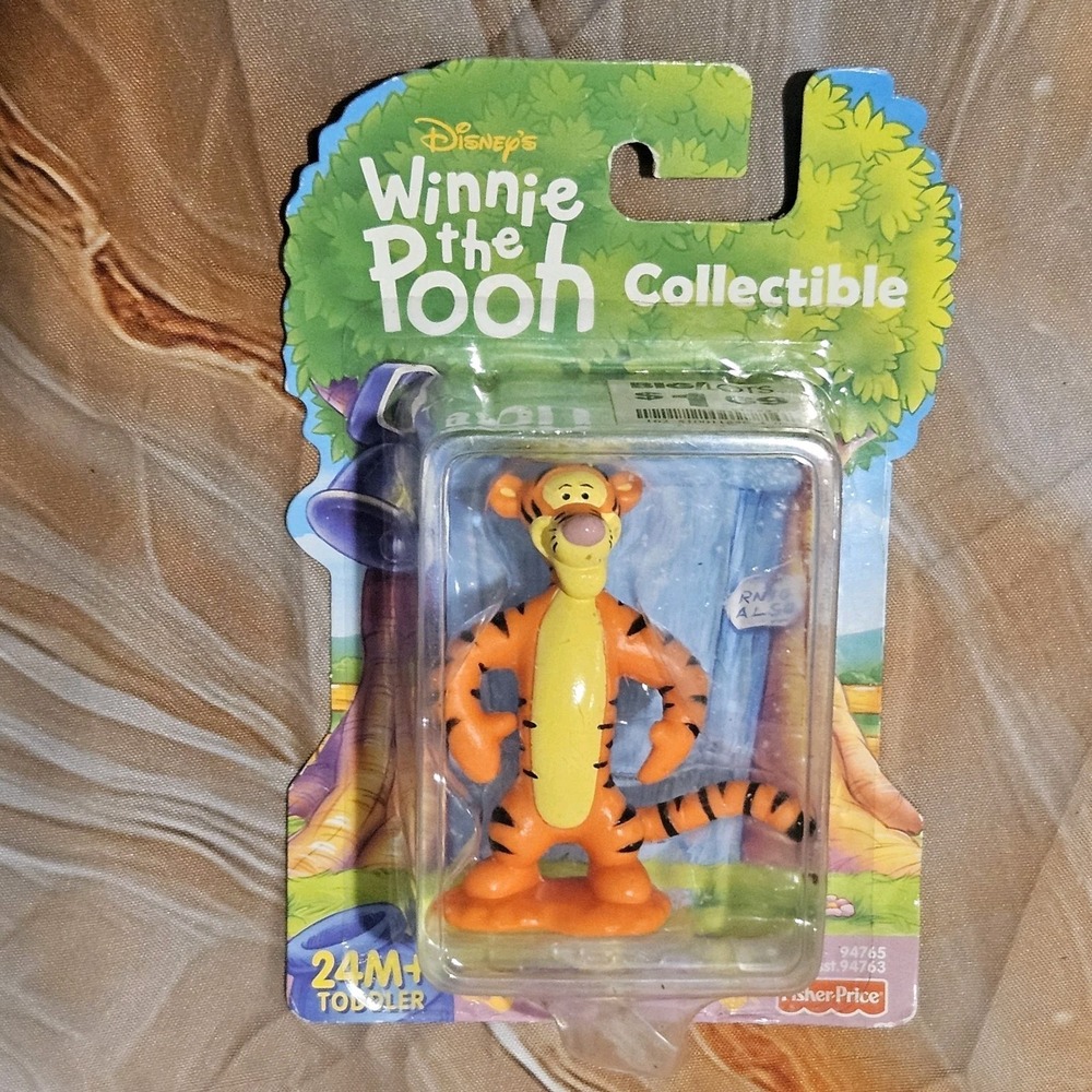 Disney Winnie the Pooh Tigger Figure Fisher Price 2000 Vintage New Sealed